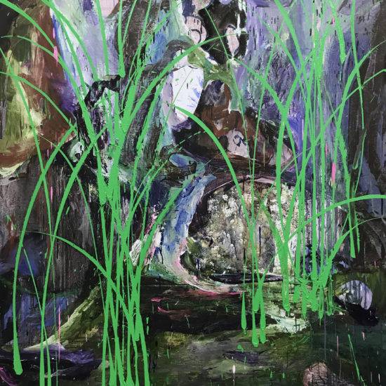 Xu Hongxiang, The green grass, 2018, oil on canvas, 200×160cm © Xu Hongxiang