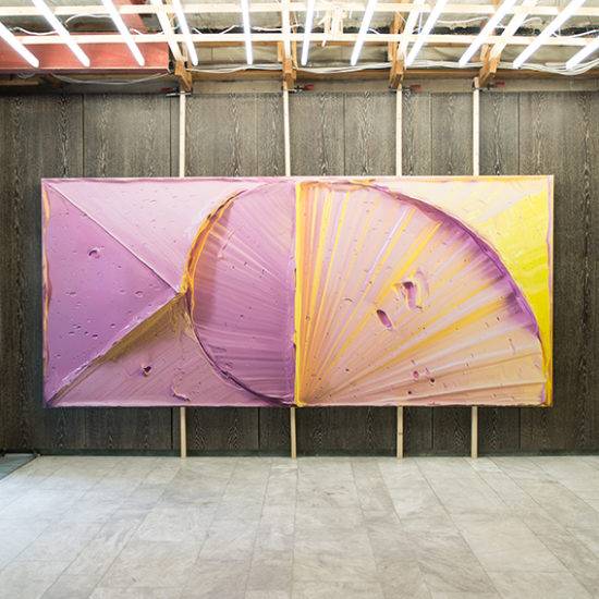 Felix Rehfeld, Großer Gelbschein 2019, Öl auf Leinwand, 180x240cm